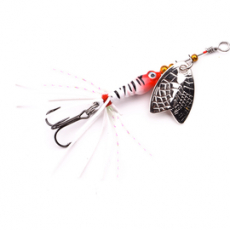 Spro Larva Mayfly Spinner 4g Drilling Redhead