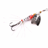 Spro Larva Mayfly Spinner 4g Drilling Redhead