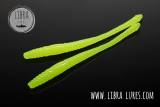 Libra Lures Dying Worm/70mm /Krill/Hot Yellow